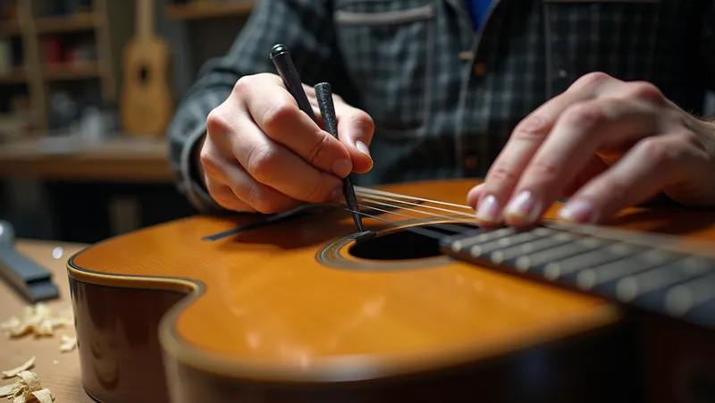 cómo limar el puente de la guitarra para un ajuste perfecto